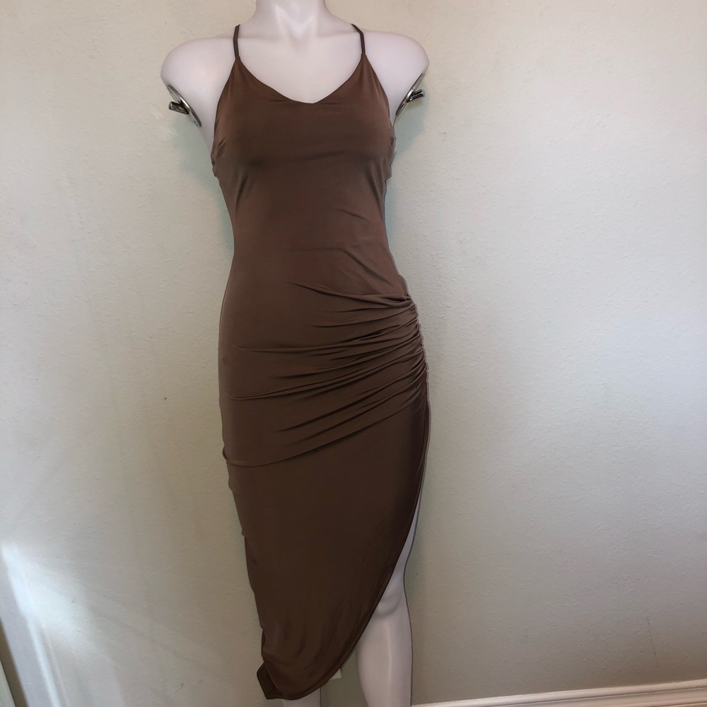 High slit dress
